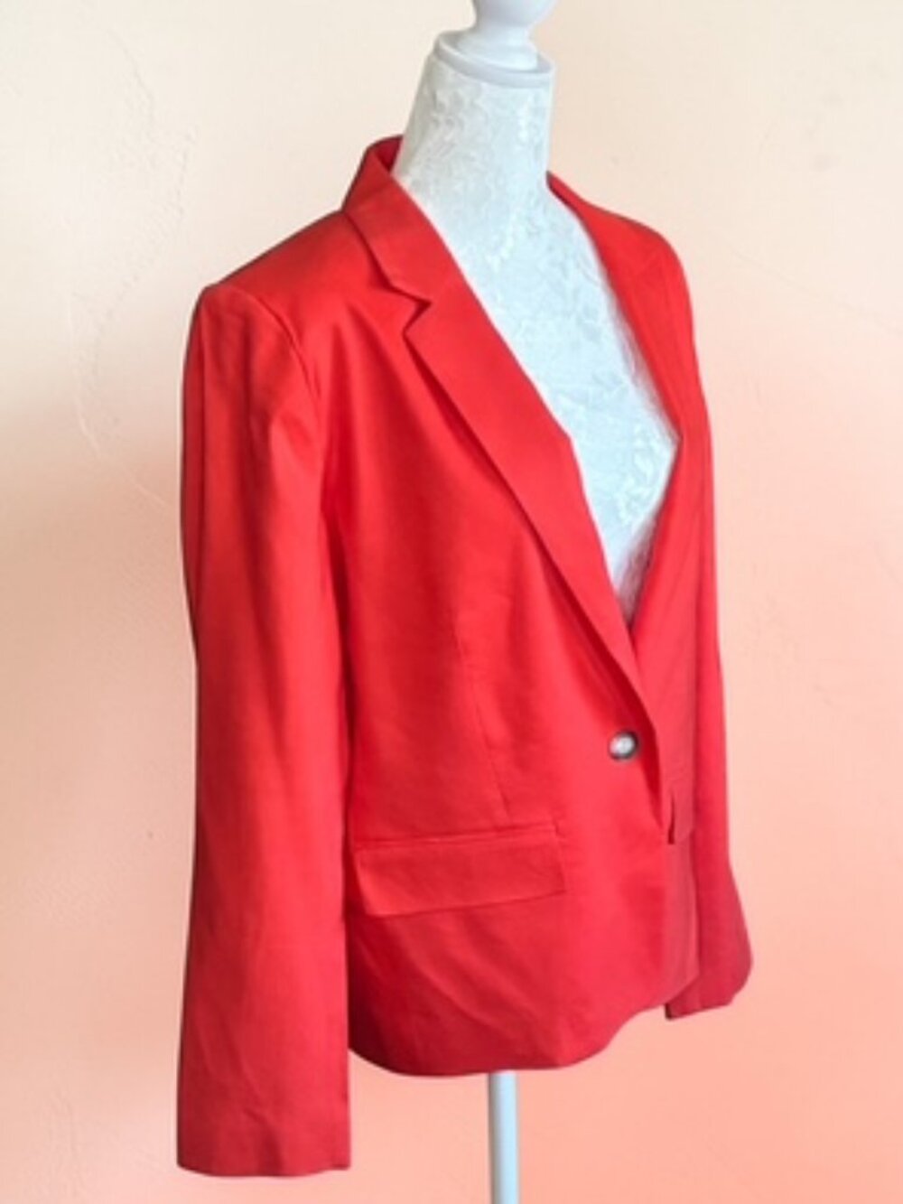 Ann Taylor Loft RED Jacket Size 14 NEW